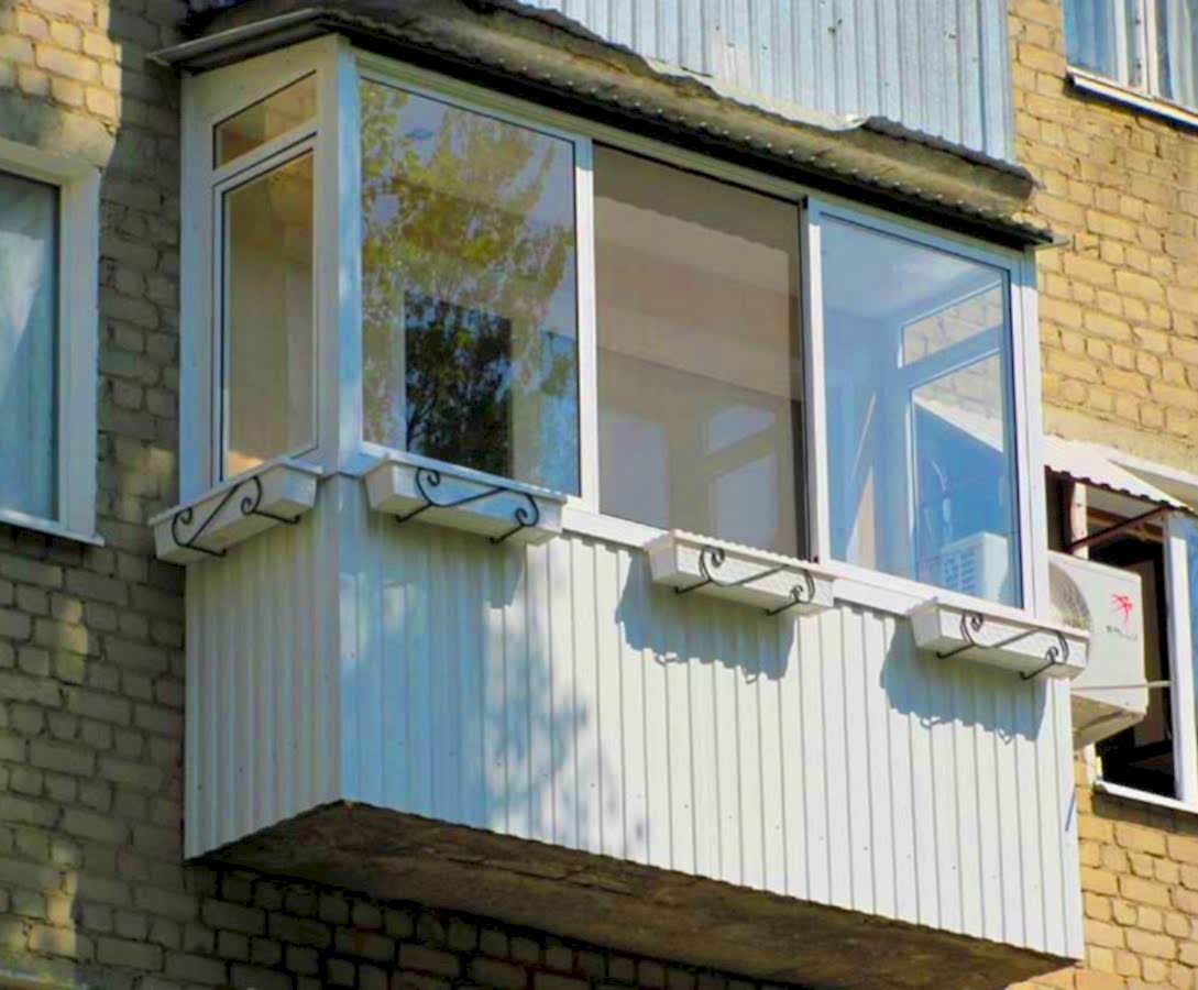 Наружная отделка балконов и лоджий по низким ценам в Астаны. Дон Балкон 299-99-66